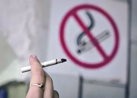 Rauchen ist am Eingang erlaubt